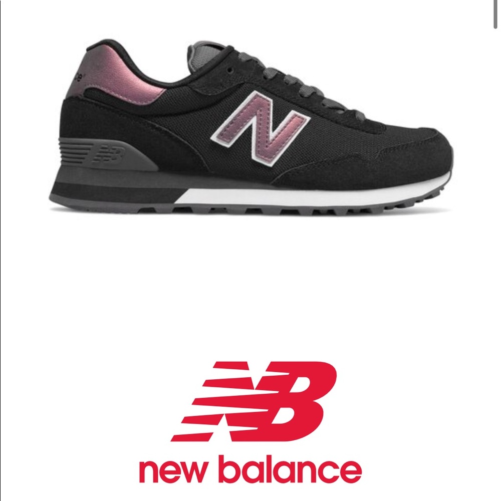 New Balance Black and Pink Women's Sneakers